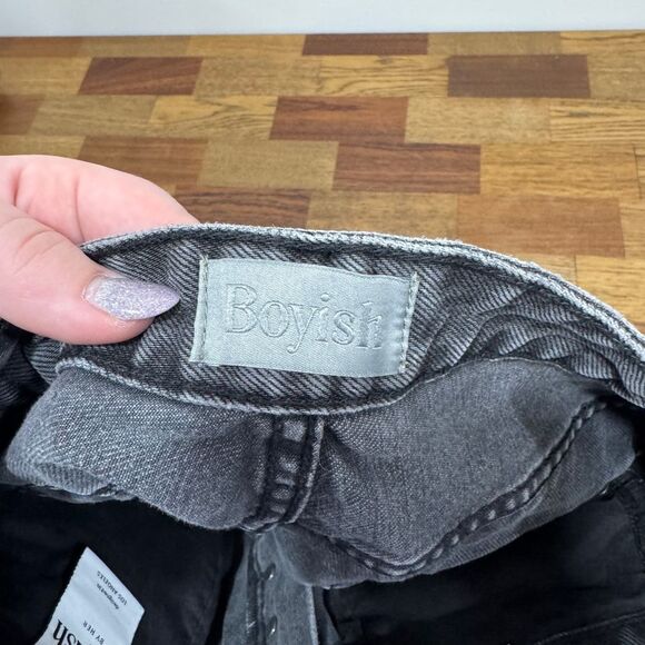 Boyish‎ Womens Cody Shorts 26 Faded Gray Cutoff Jeans Denim Octopussy - Picture 4 of 7